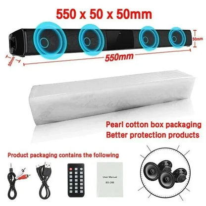 Home Theater Sound System Bluetooth Speaker Computer Speakers for TV Soundbar Box Subwoofer Radio Music Center Boom Box Column